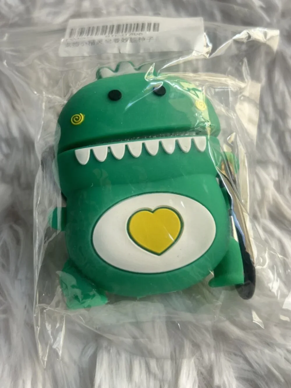 Cute Green Dino Dinosaur Apple Airpod Gen. 1/2 Case